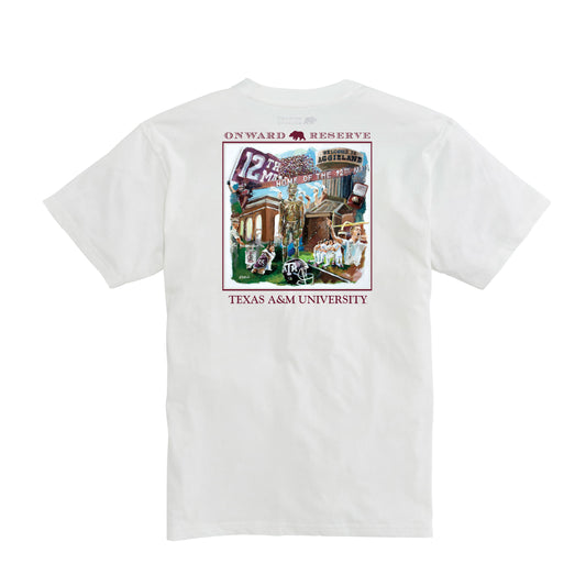 Texas A&M Collage Tee