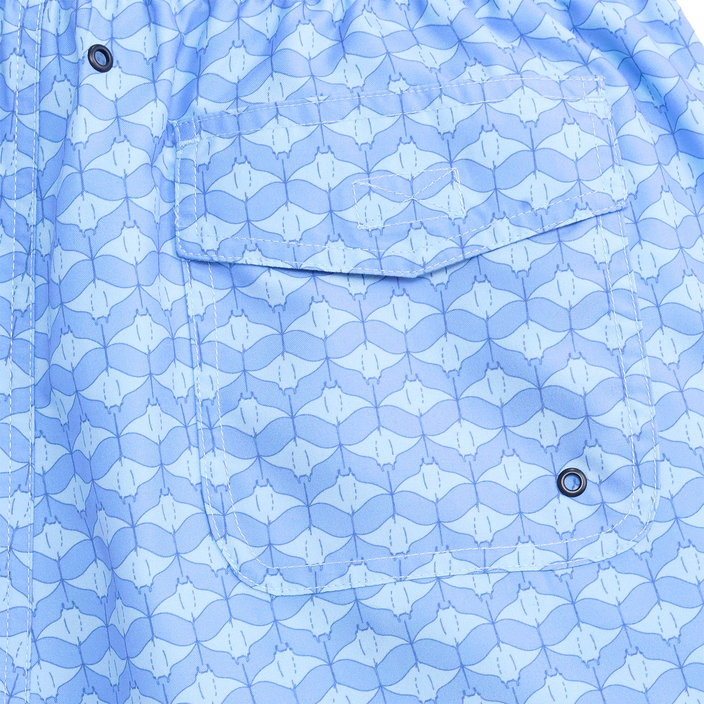 Barb Swim Trunk - Azurine