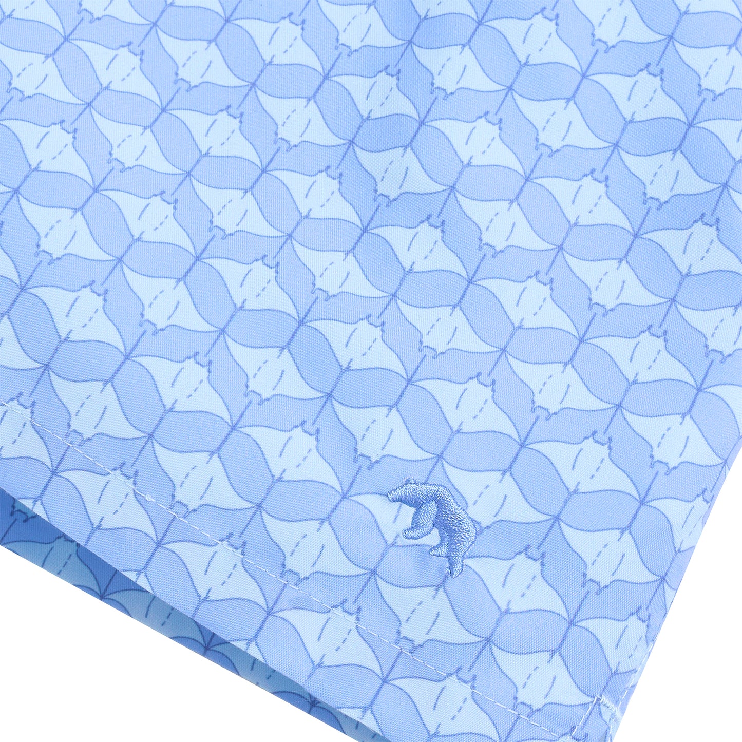 Barb Swim Trunk - Azurine