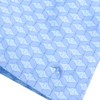 Barb Swim Trunk - Azurine