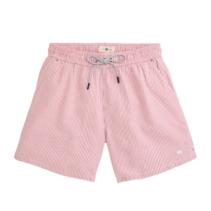 Coastal Seersucker Swim Trunk - Bike