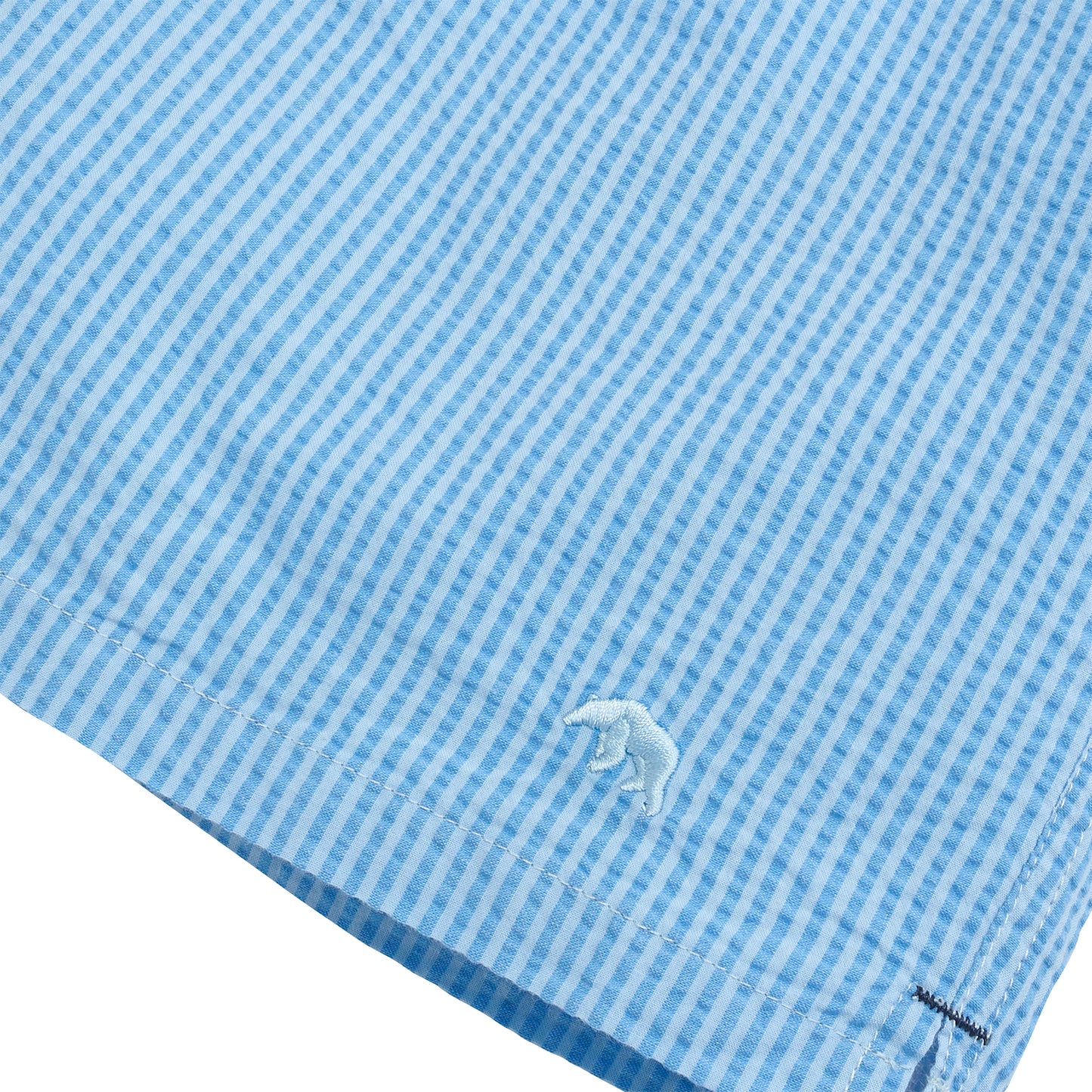 Coastal Seersucker Swim Trunk - Breeze