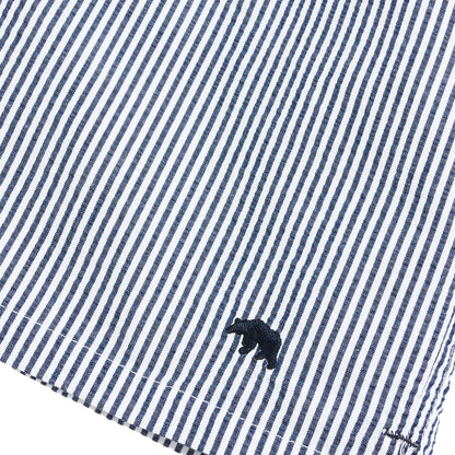 Coastal Seersucker Swim Trunk - Naval Academy