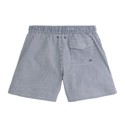 Coastal Seersucker Swim Trunk - Naval Academy