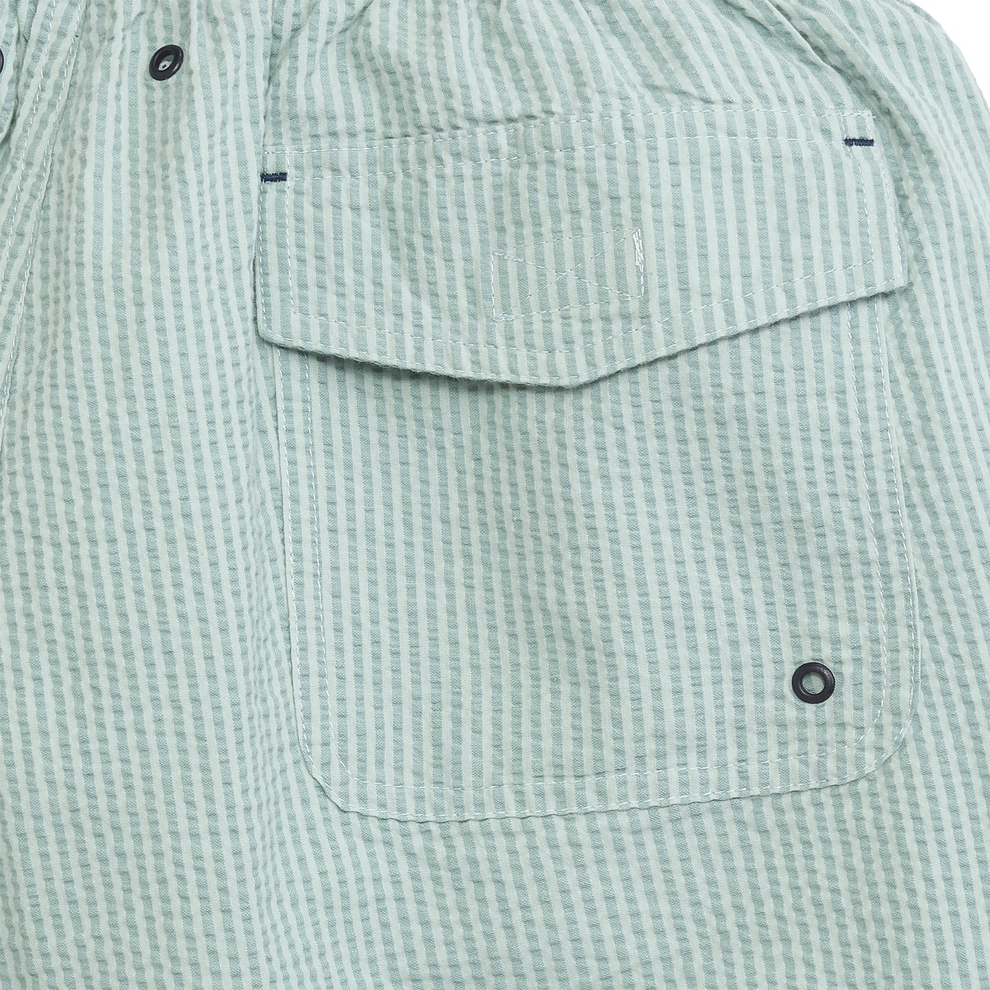 Coastal Seersucker Swim Trunk - Surf