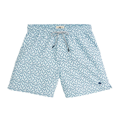 Float Your Boat Swim Trunk - Dutch Canal