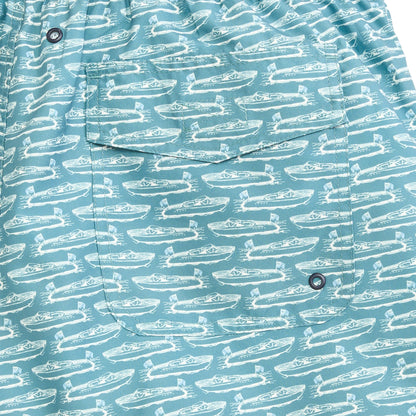 Float Your Boat Swim Trunk - Myrtle