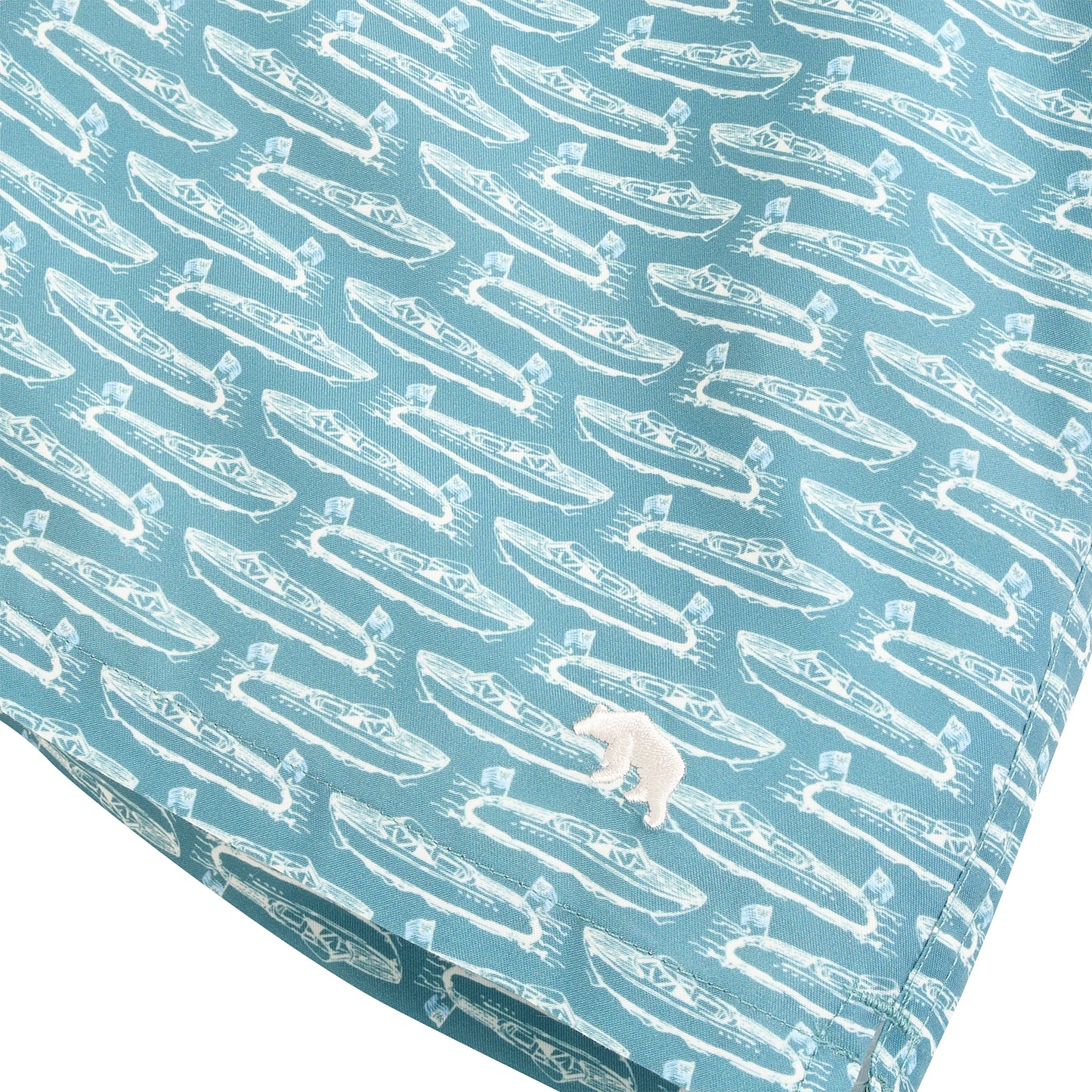 Float Your Boat Swim Trunk - Myrtle