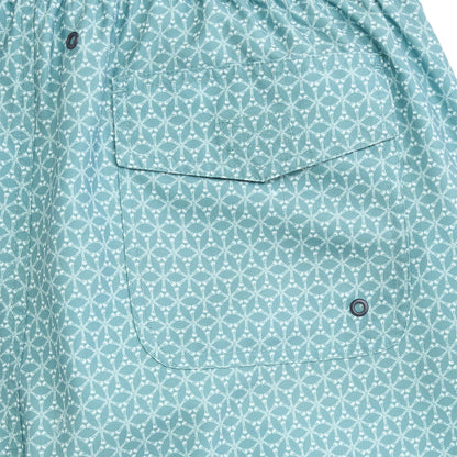 Out of Office Swim Trunk - Myrtle