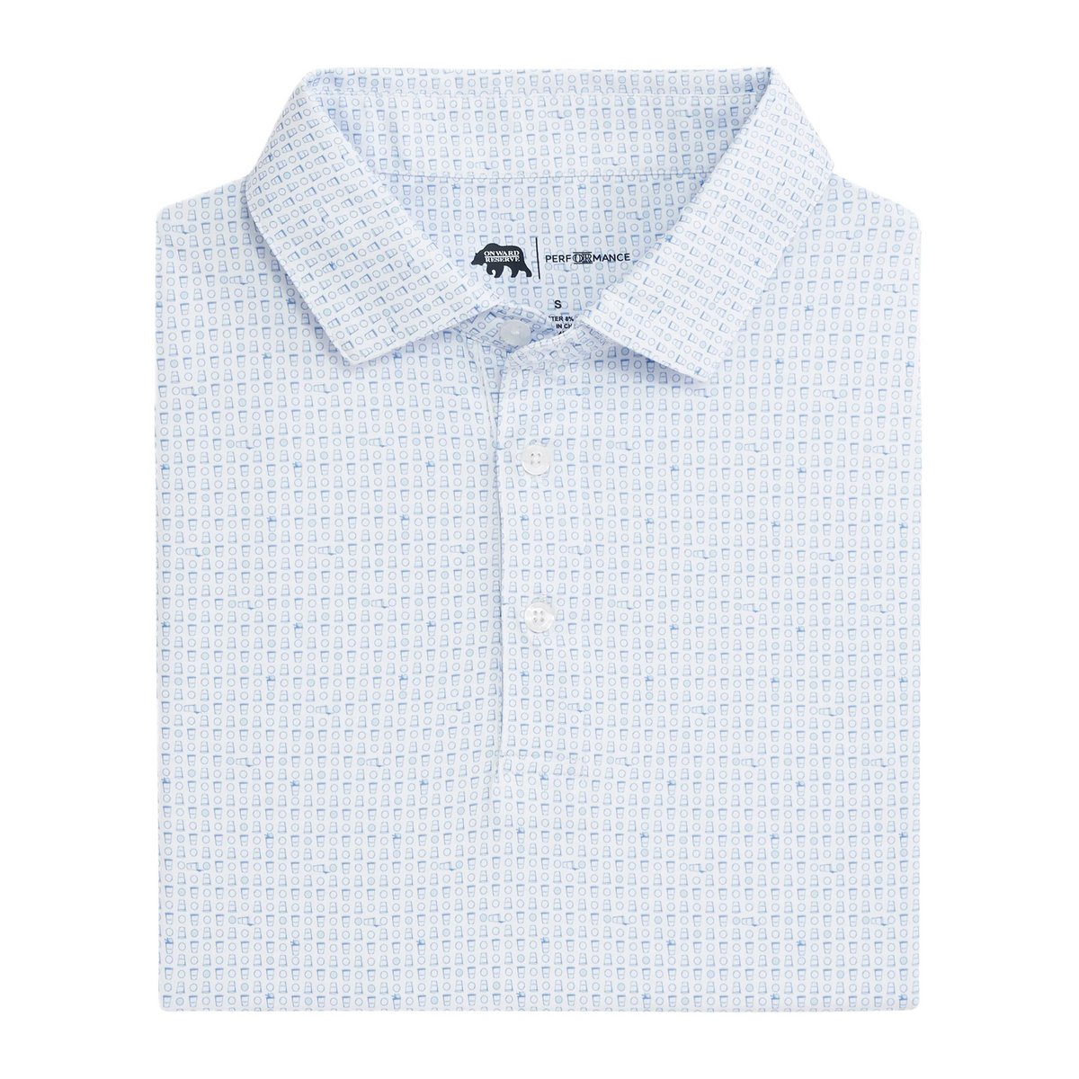 Tailgate Games Printed Performance Polo - Open Air