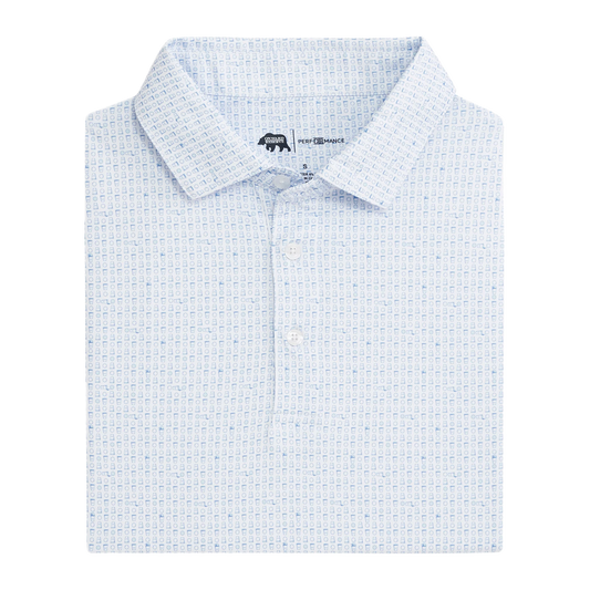 Tailgate Games Printed Performance Polo - Open Air