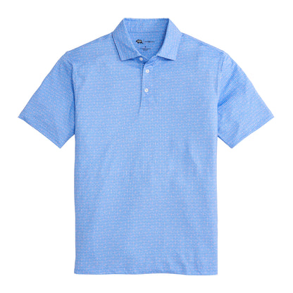 Tailgate Games Printed Performance Polo - Riviera