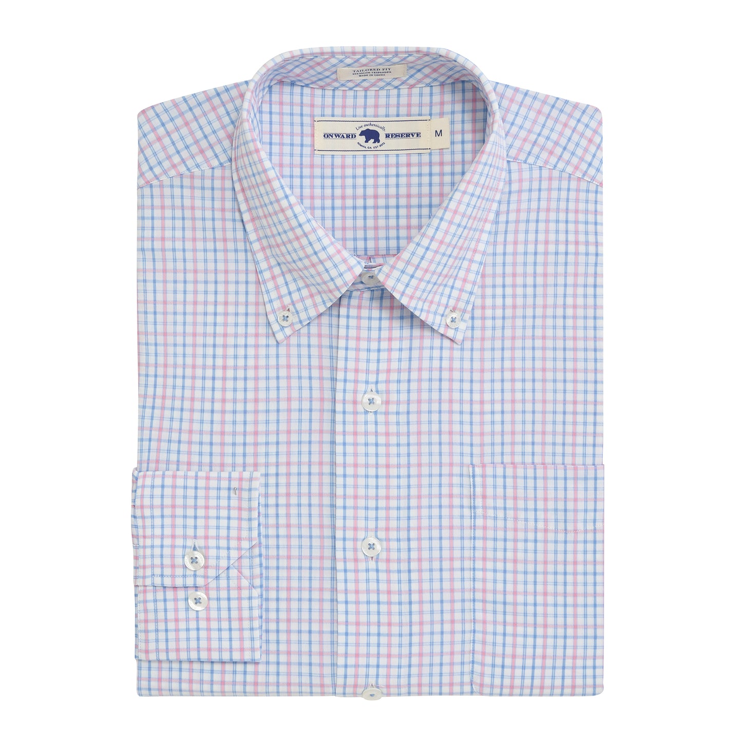 Odessa Tailored Fit Performance Shirt - Azurine