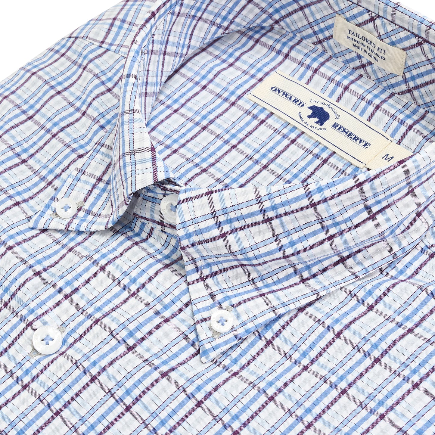 Recoil Tailored Fit Performance Shirt - Plum