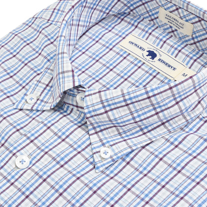 Recoil Tailored Fit Performance Shirt - Plum