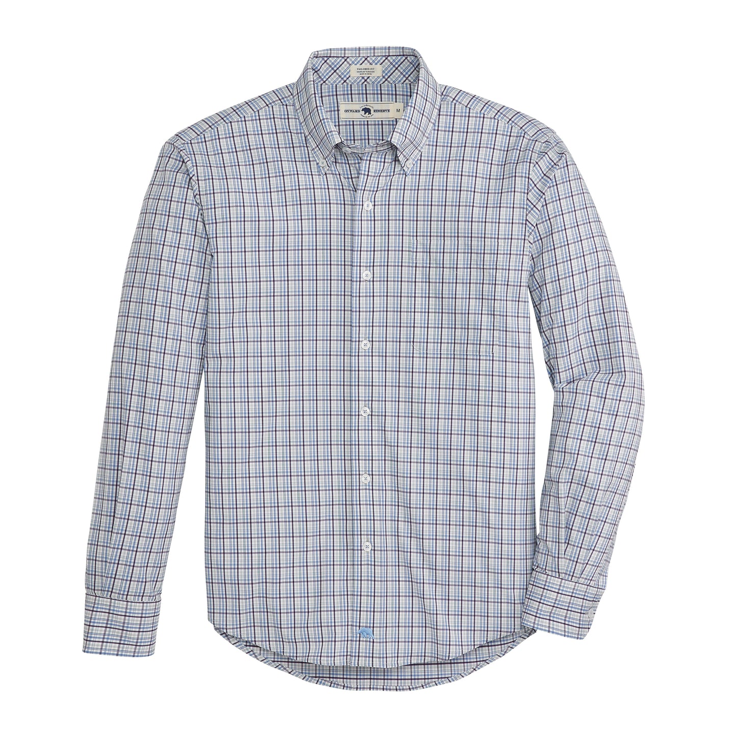 Recoil Tailored Fit Performance Shirt - Plum