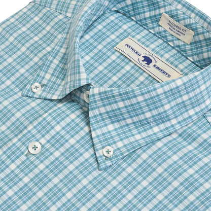 Ruskin Tailored Fit Performance Shirt - Surf
