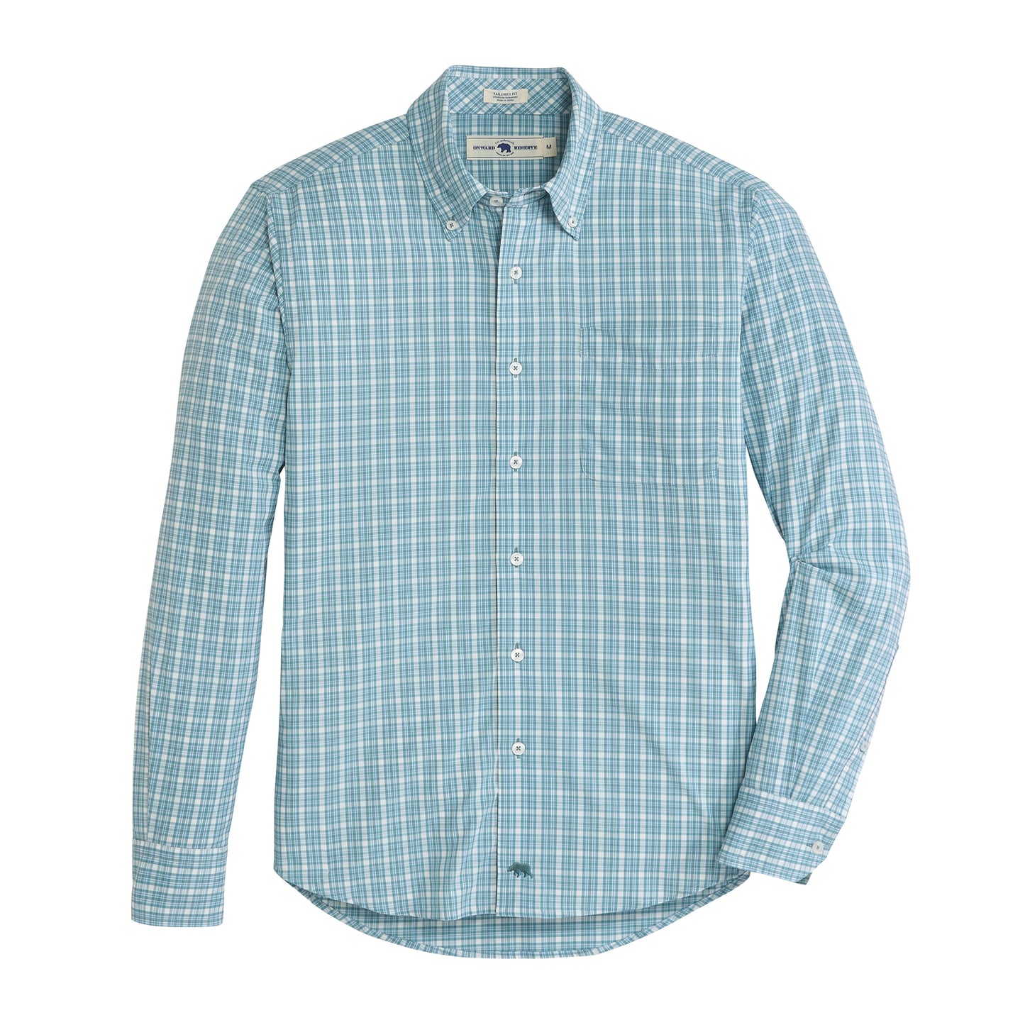 Ruskin Tailored Fit Performance Shirt - Surf