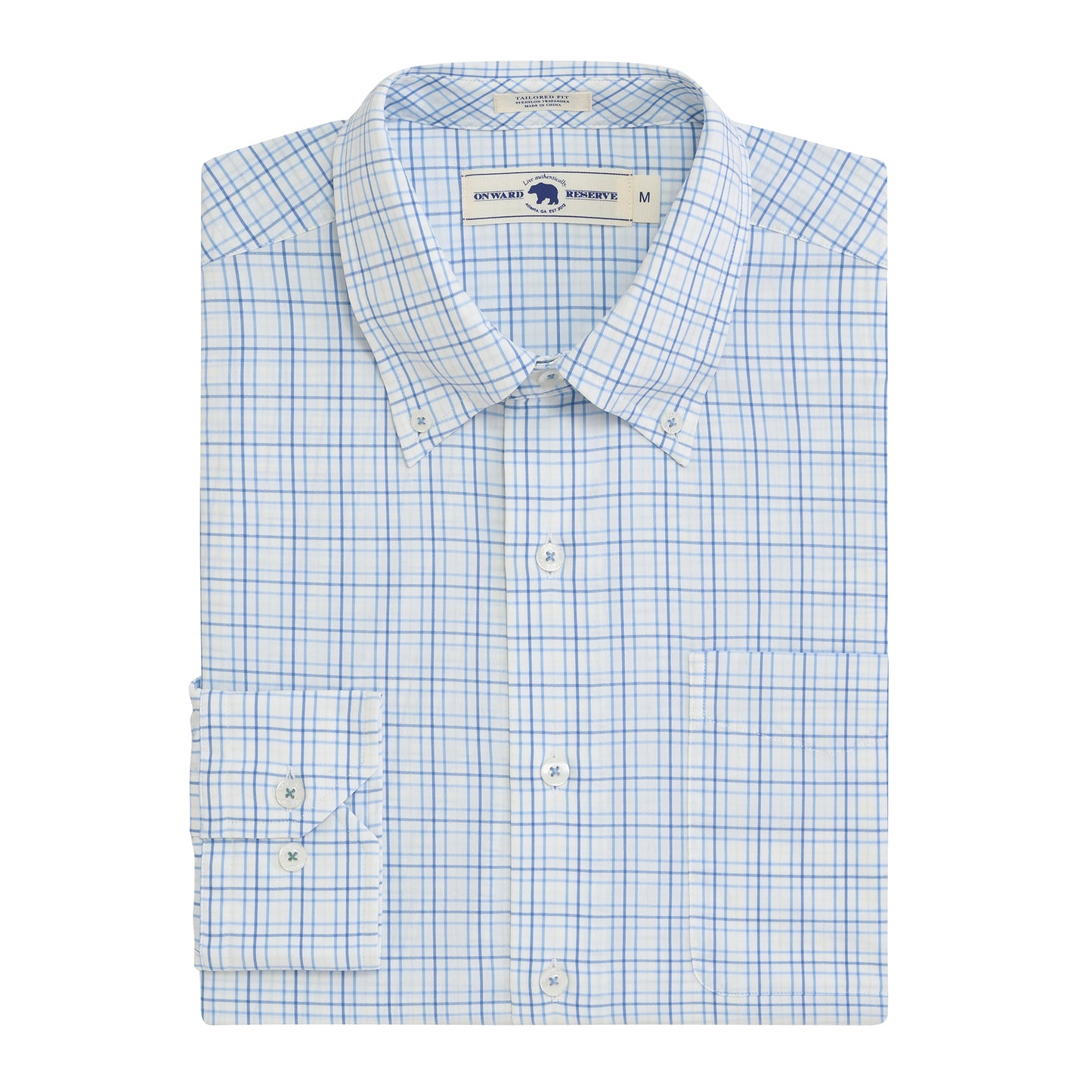 Seacrest Tailored Fit Performance Shirt - Silver Birch