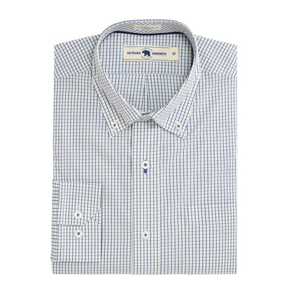 Tattersall Classic Fit Quad Woven - Naval Academy