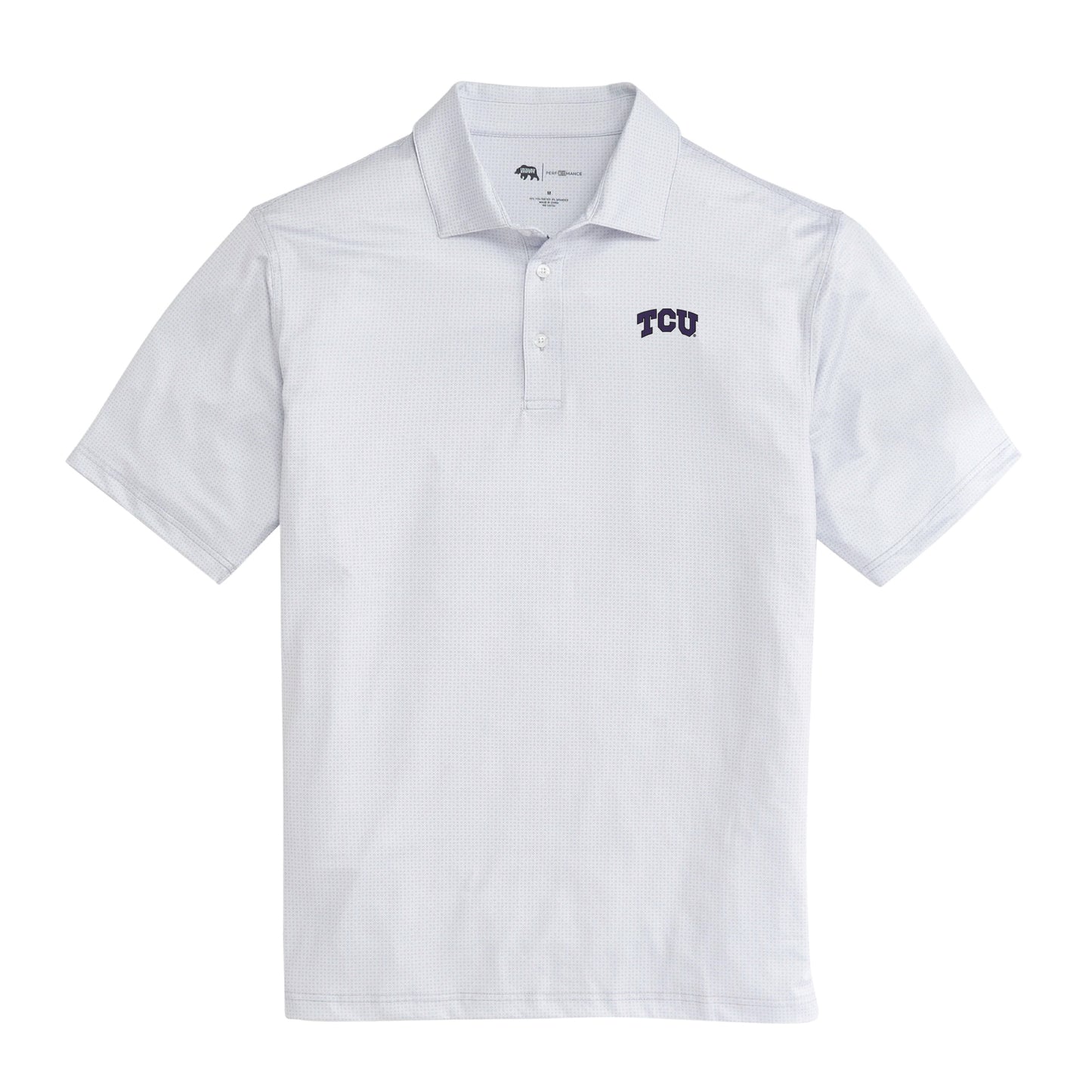 TCU Range Printed Performance Polo