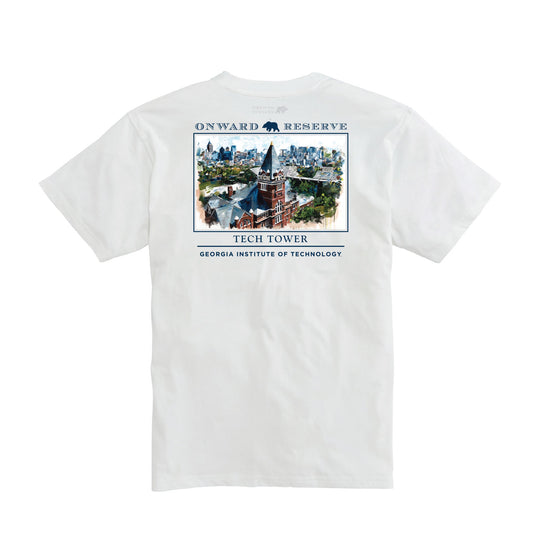 Georgia Tech Tower Short Sleeve Tee