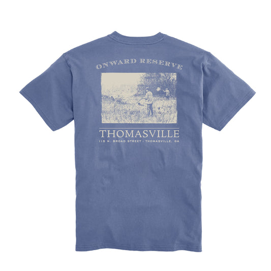 Thomasville Logo Tee - Washed Blue