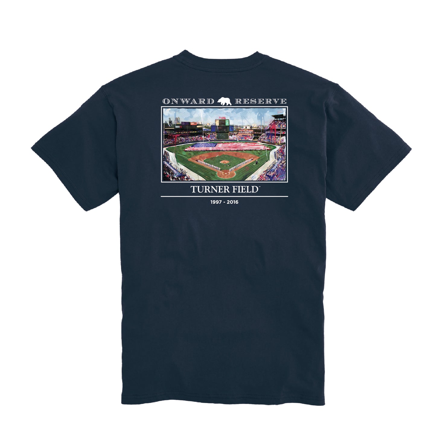 Turner Field Tee - Dark Denim
