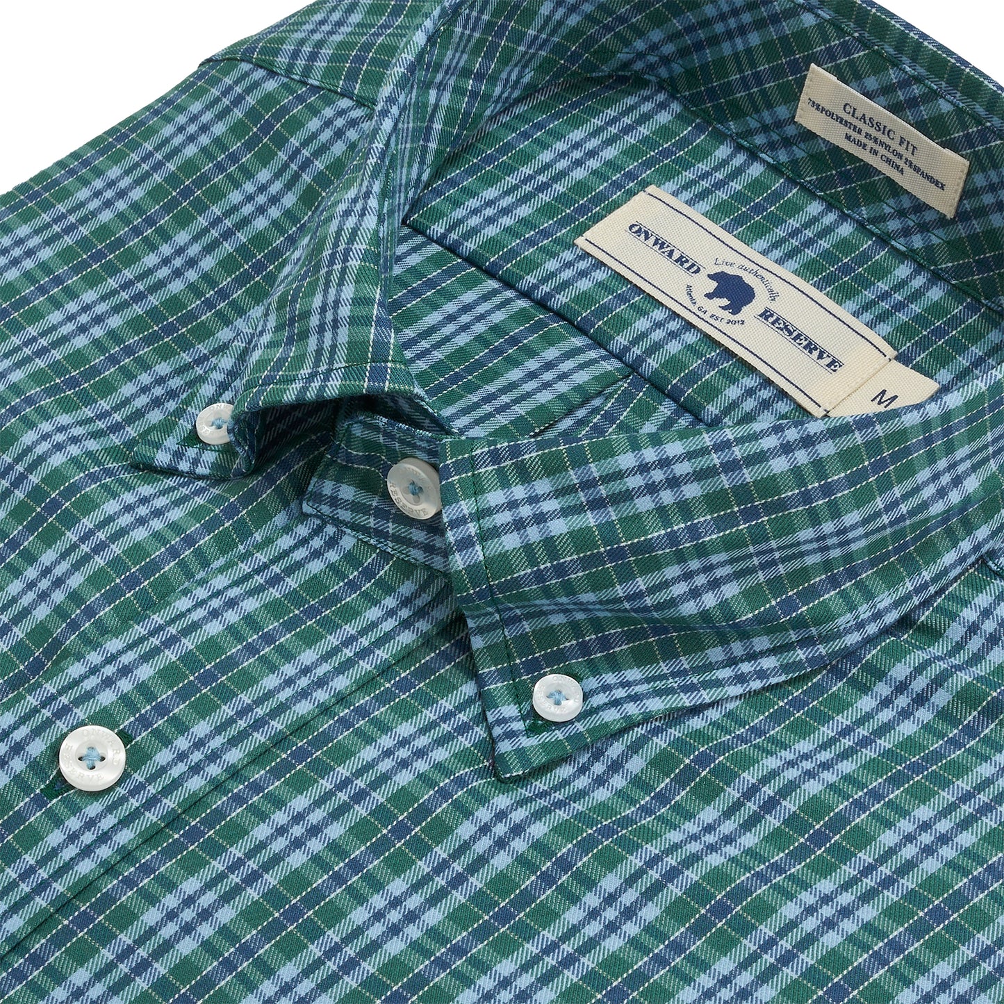 Flush Classic Fit Brushed Performance Twill - Smoke Pine