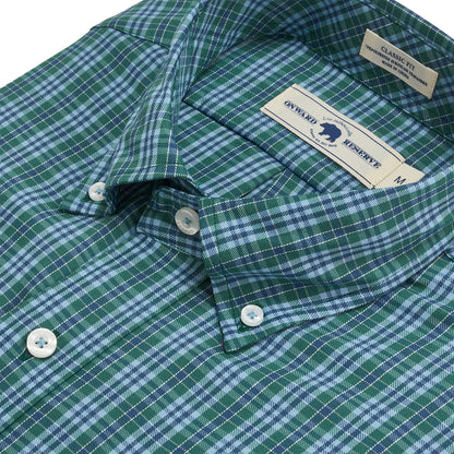 Flush Classic Fit Brushed Performance Twill - Smoke Pine
