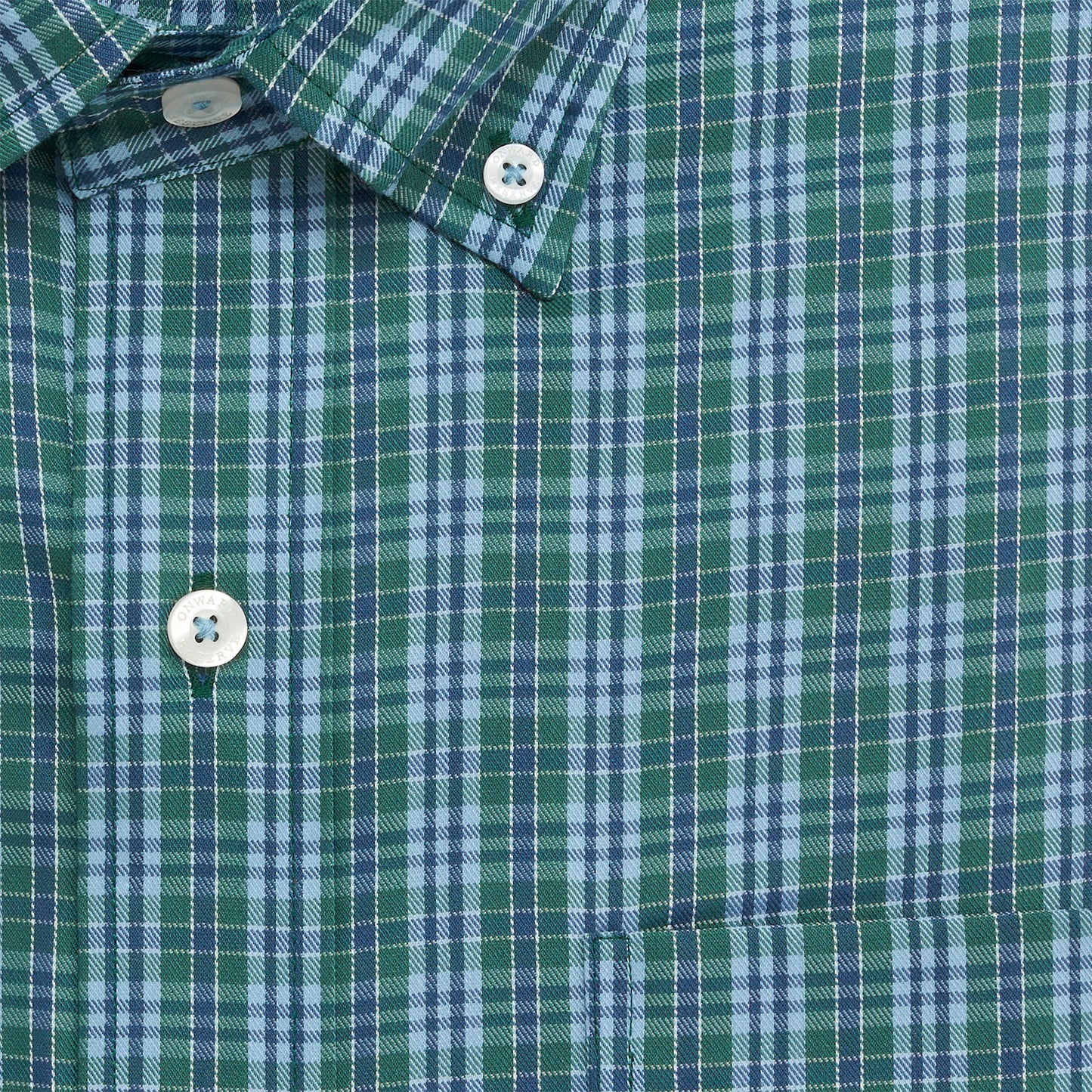 Flush Classic Fit Brushed Performance Twill - Smoke Pine