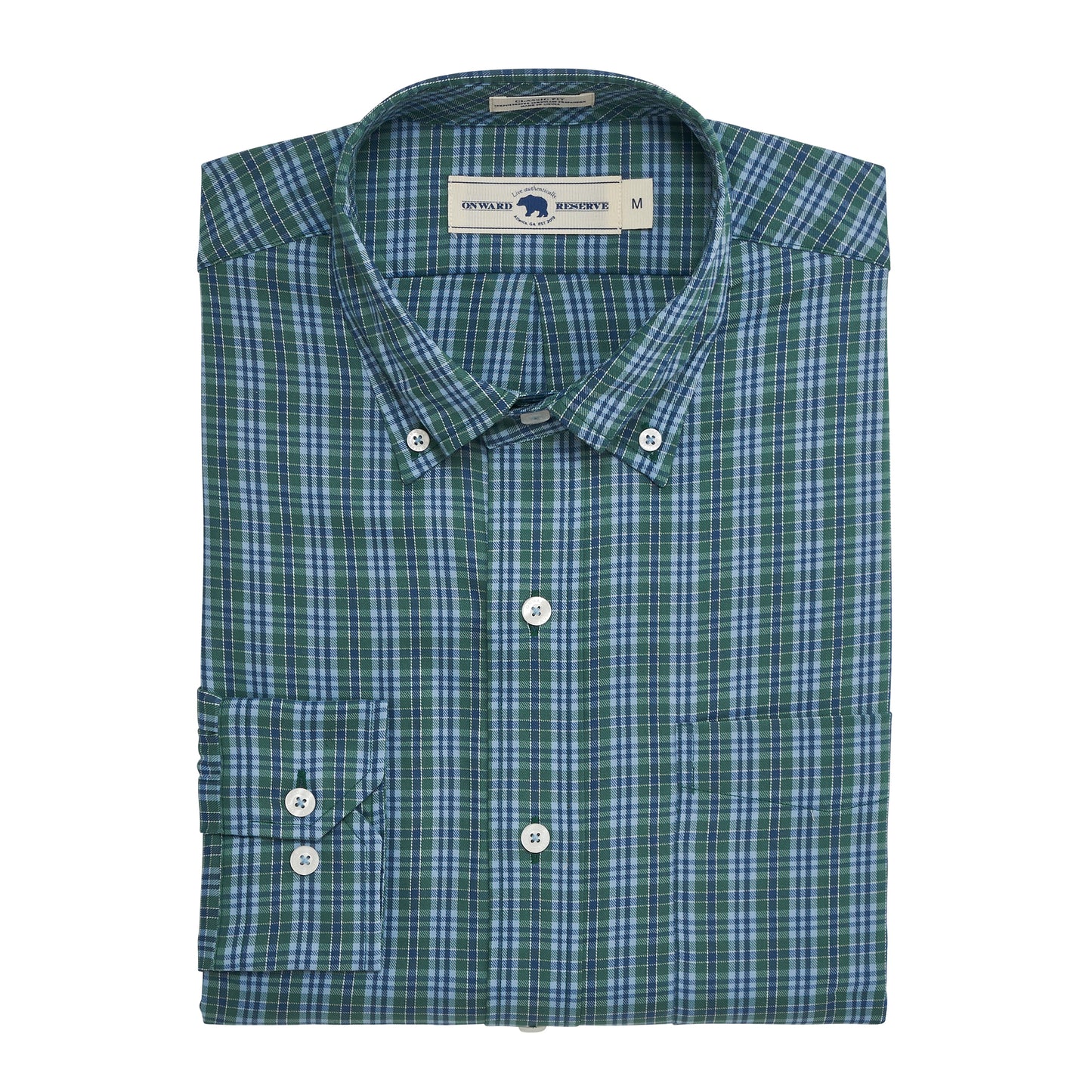 Flush Classic Fit Brushed Performance Twill - Smoke Pine