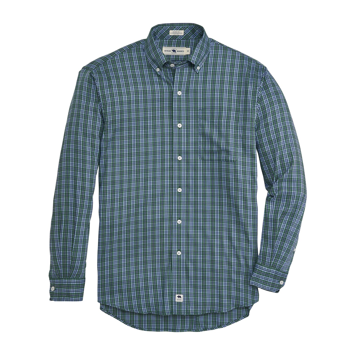 Flush Classic Fit Brushed Performance Twill - Smoke Pine