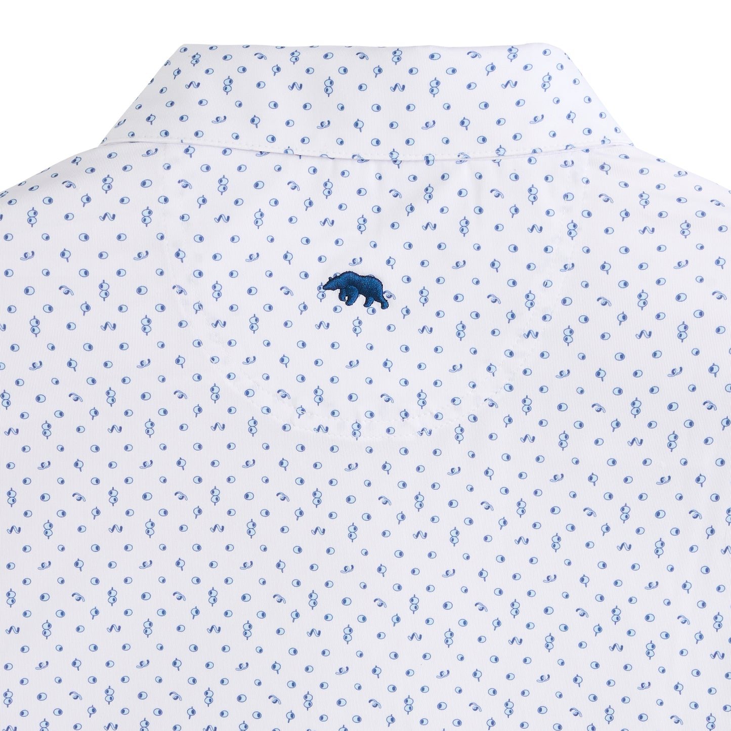 Twist Printed Performance Polo - Dutch Canal