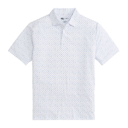 Twist Printed Performance Polo - Dutch Canal