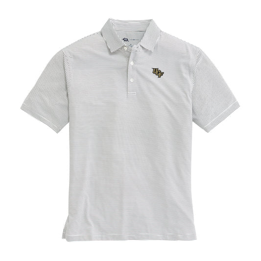 UCF Birdie Stripe Performance Polo - Black