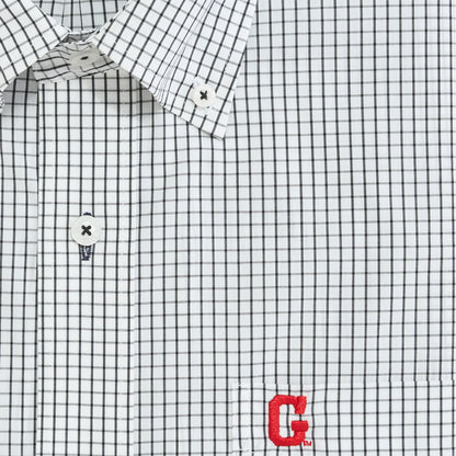 UGA Retro G Tattersall Classic Fit Quad Woven - Black