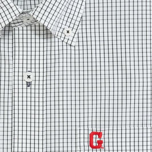 UGA Retro G Tattersall Classic Fit Quad Woven - Black