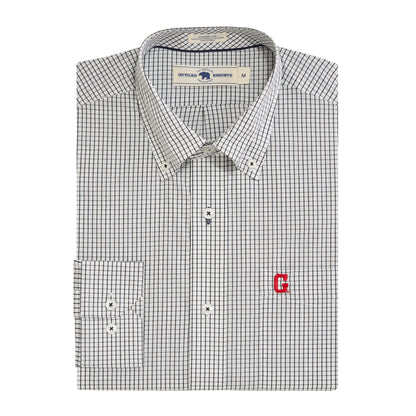 UGA Retro G Tattersall Classic Fit Quad Woven - Black