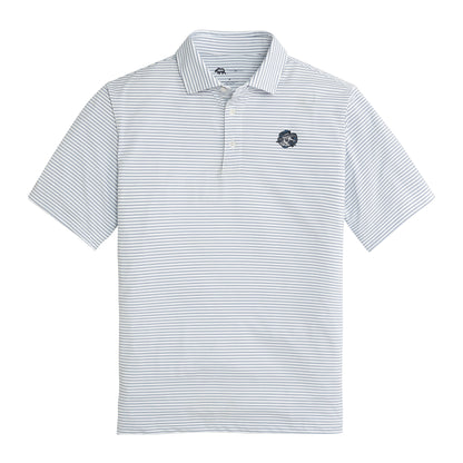 UNC Ram Scout Stripe Performance Polo - True Navy