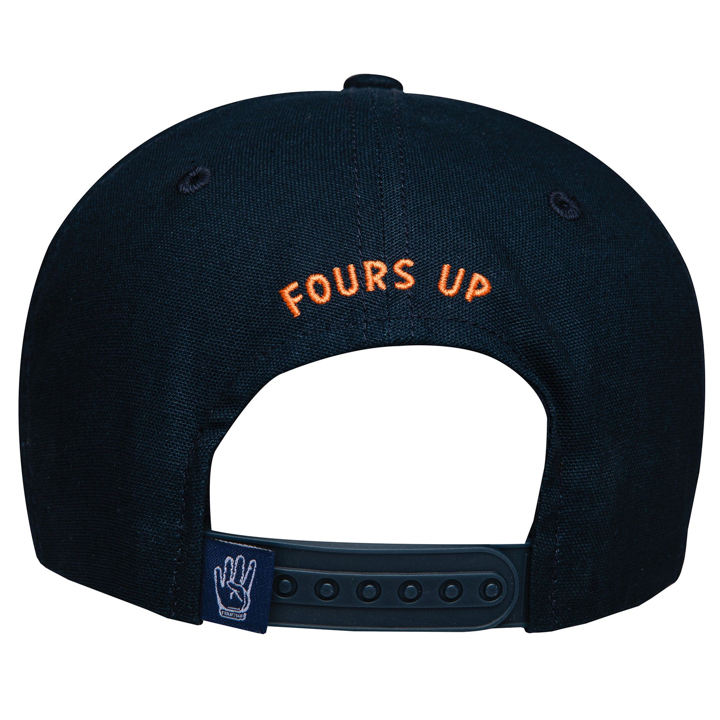 True Navy/Orange Fours Up Rope Hat