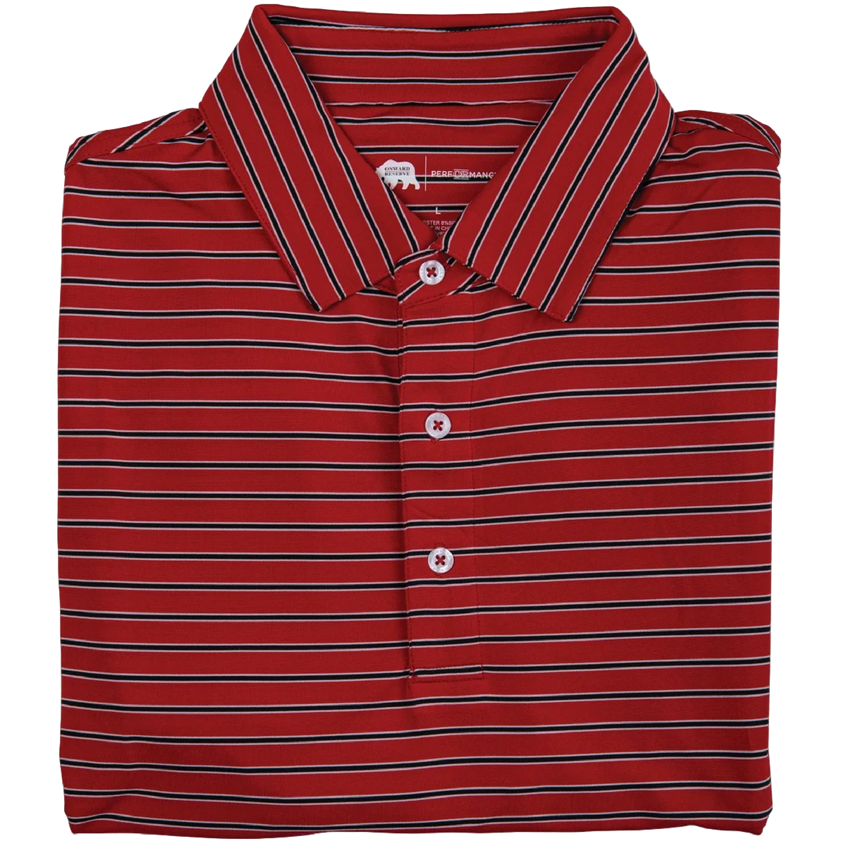 Eagle Stripe Performance Polo