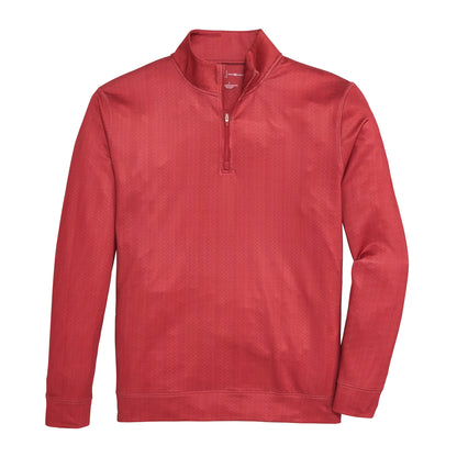 Vintage G Printed Performance 1/4 Zip - Red