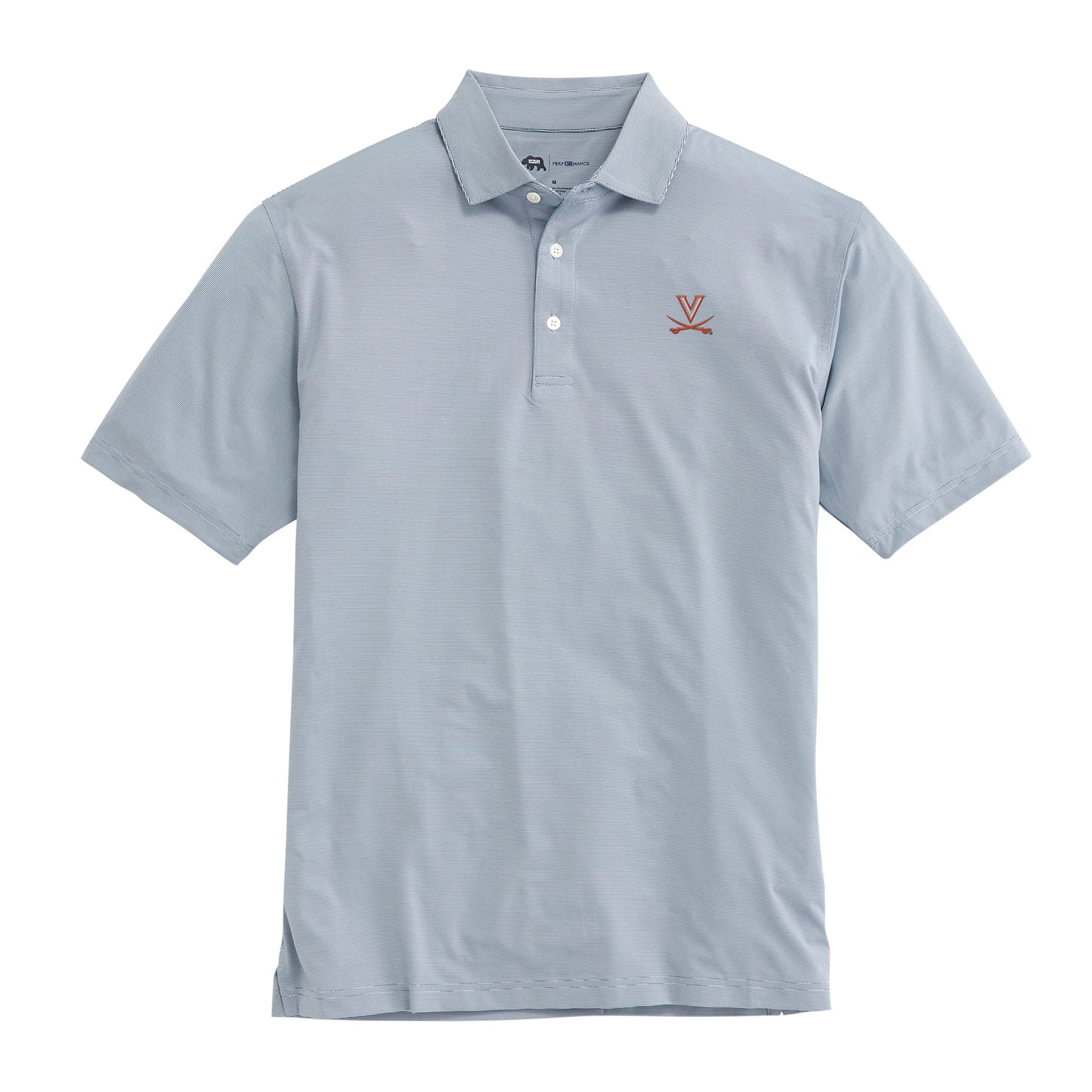 Virginia Hairline Stripe Performance Polo