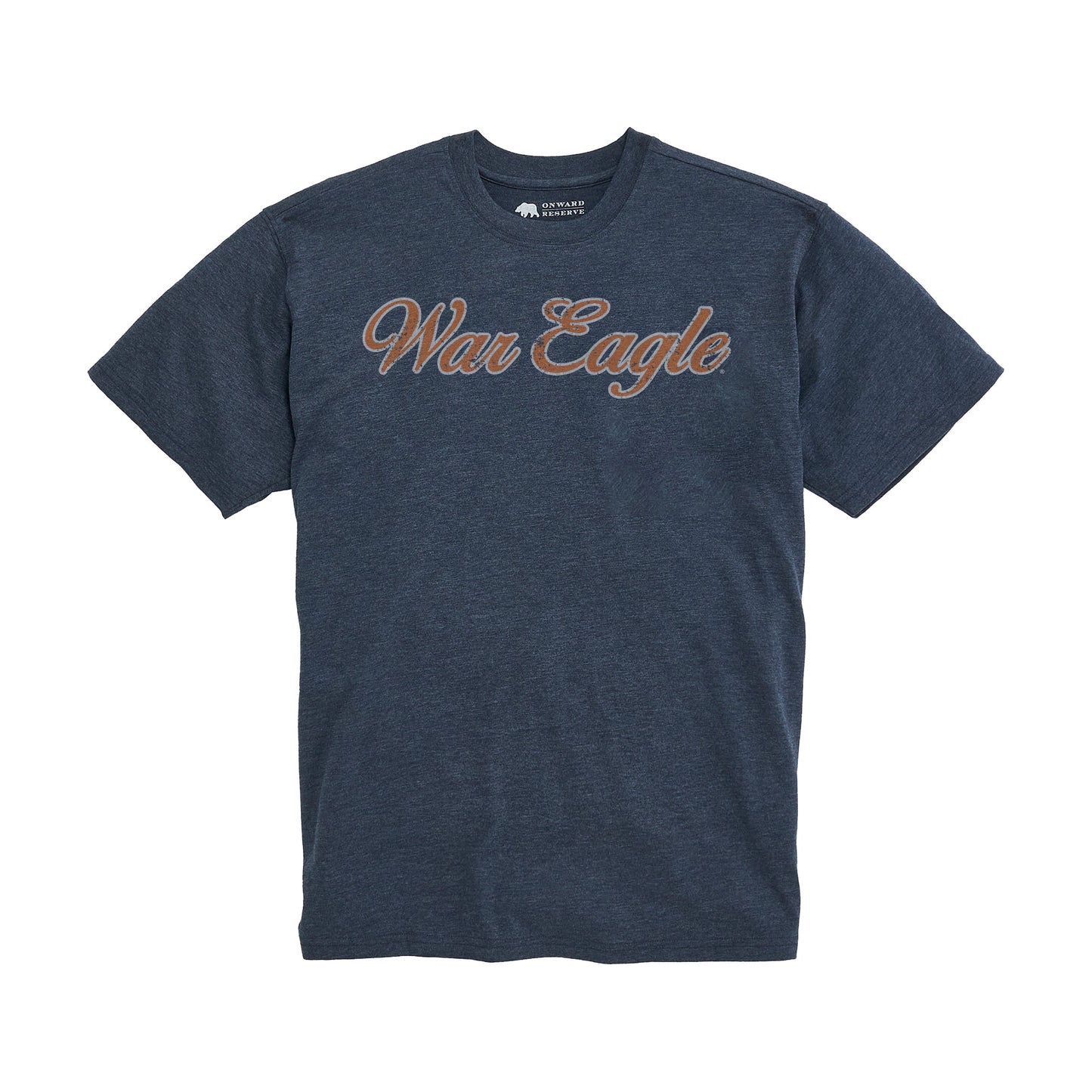 War Eagle Script Vintage Wash Tee - Classic Navy