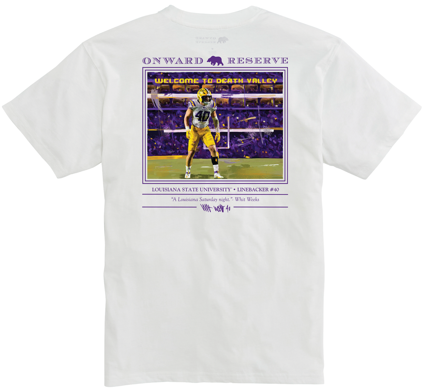 Whit Weeks Tee - White