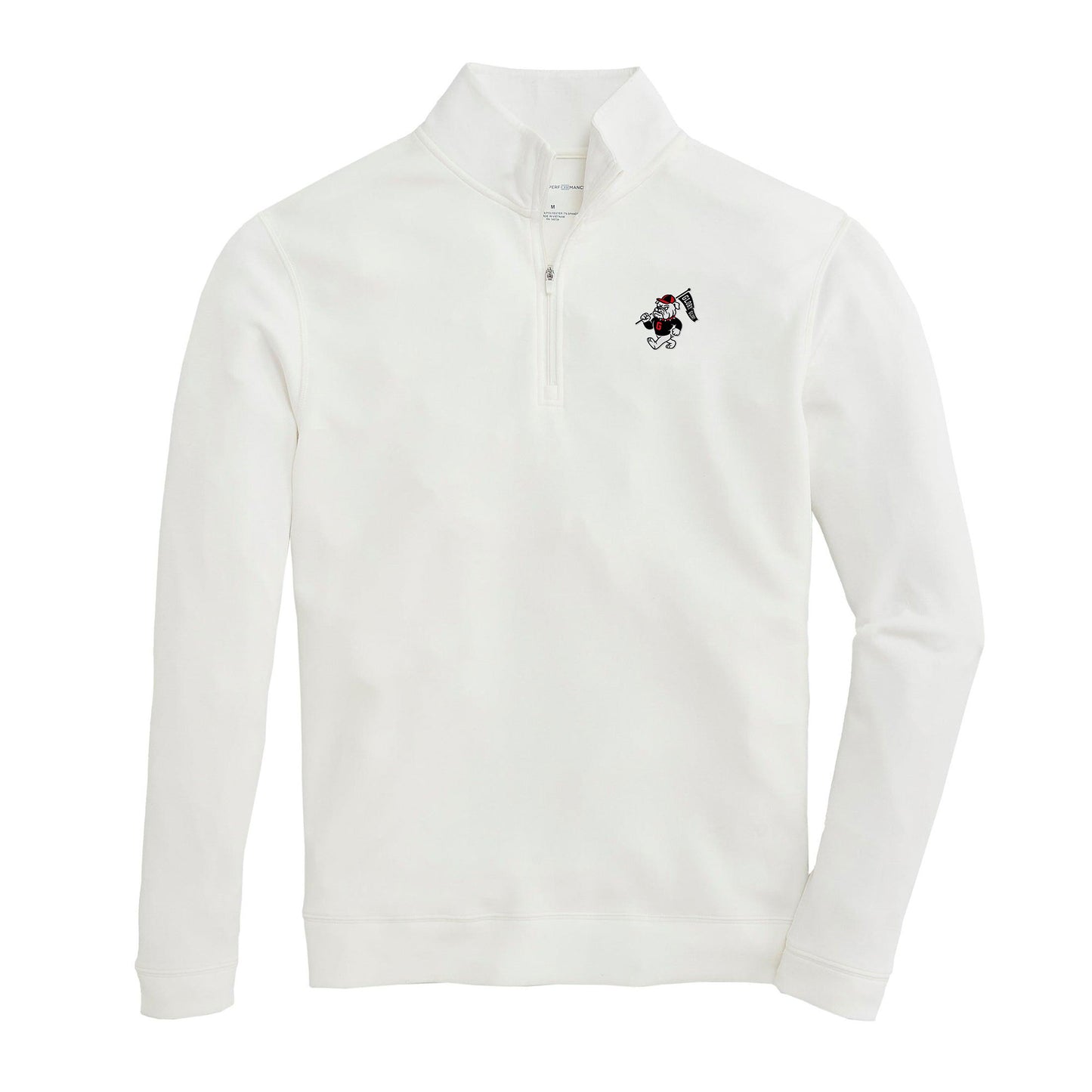 UGA Glory Glory Yeager Performance Pullover - White