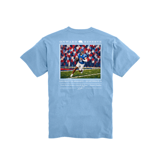 Ole Miss Youth Trinidad Chambliss Tee - Sky