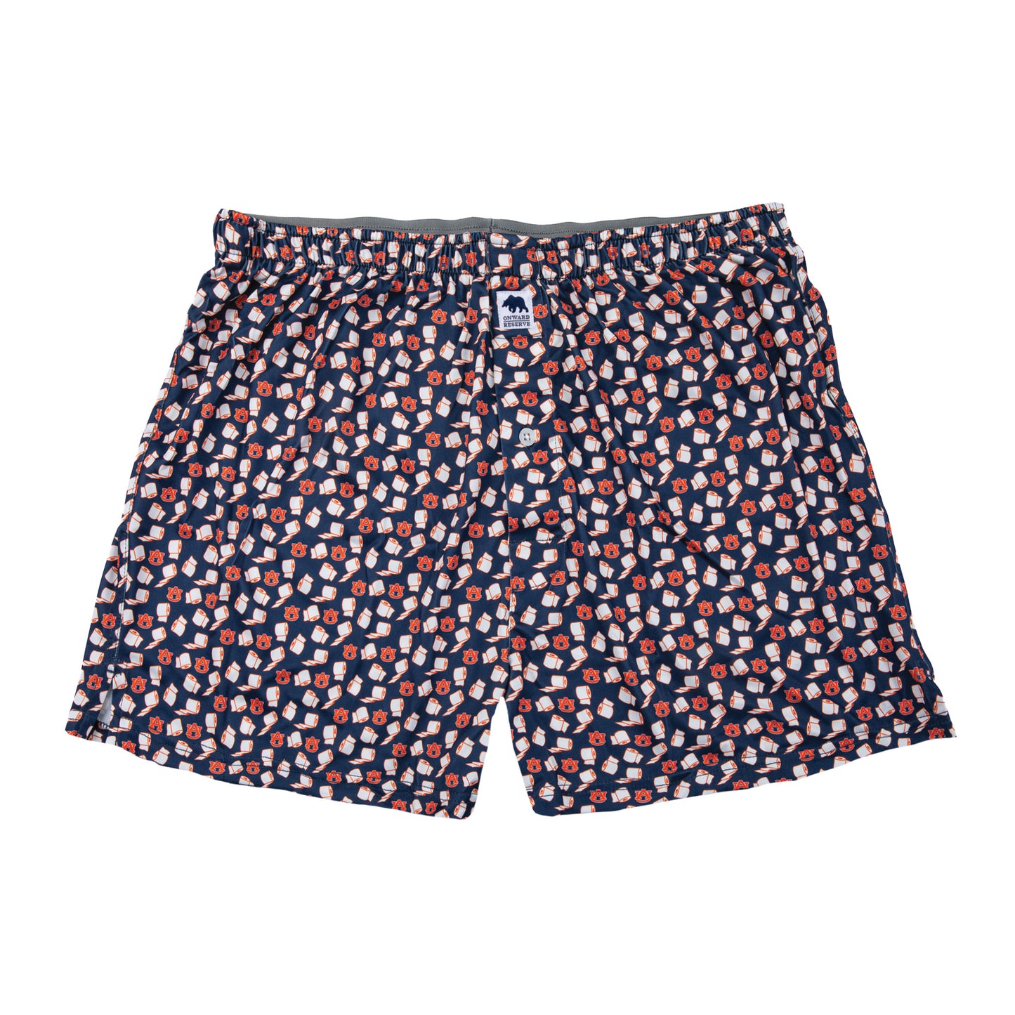 Auburn Roll Toomers Performance Boxer - Classic Navy