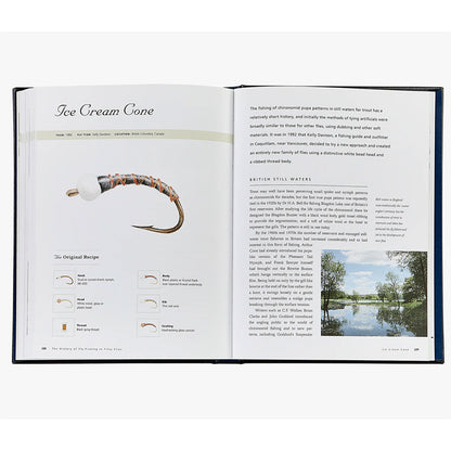 The History of Fly Fishing in Fifty Flies Leather-Bound